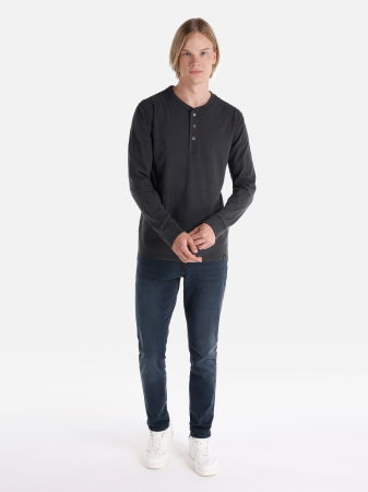 Hanorace - COLIN'S Bluza Gri Inchis Slim Barbati