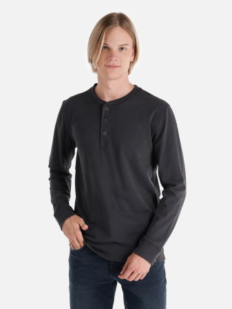 Hanorace - COLIN'S Bluza Gri Inchis Slim Barbati