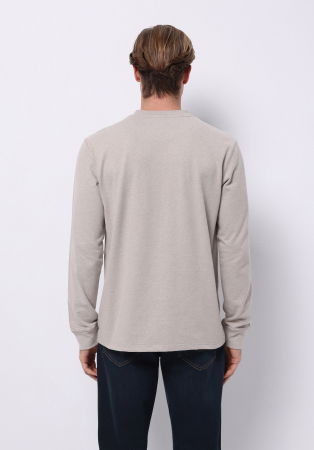 BARBATI - COLIN'S Bluza Bej Slim Barbati