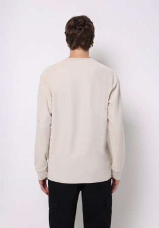 BARBATI - COLIN'S Bluza Bej Comfort Barbati