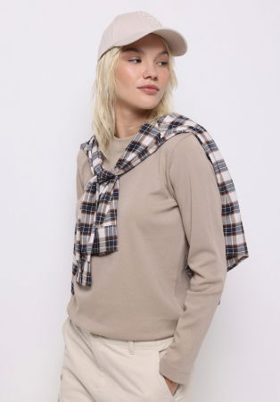 IMBRACAMINTE - COLIN'S Bluza Bej  Femei