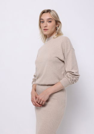 Hanorace - COLIN'S Bluza Bej  Femei