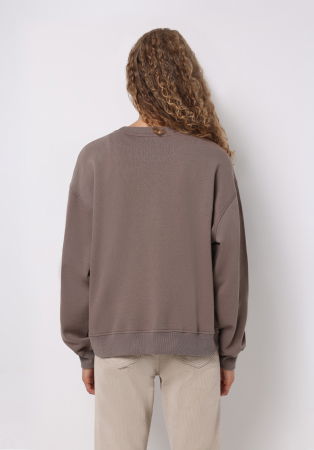 Hanorace - COLIN'S Bluza Bej Regular Femei