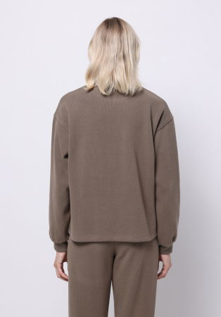 Hanorace - COLIN'S Bluza Bej Regular Femei