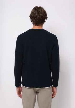 BARBATI - COLIN'S Bluza Navy Regular Barbati