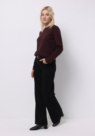 Hanorace - COLIN'S Bluza Rosie-Visinie  Femei