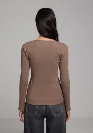 FEMEI - COLIN'S Bluza Cafenie  Femei