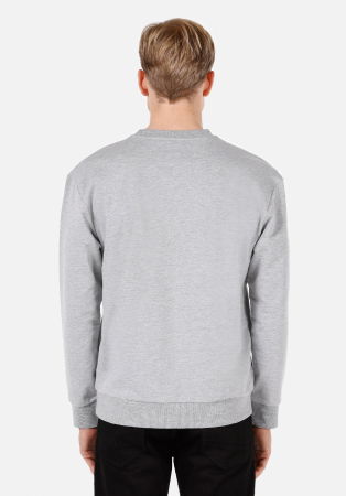 BARBATI - COLIN'S Bluza Gri Deschis Comfort Barbati