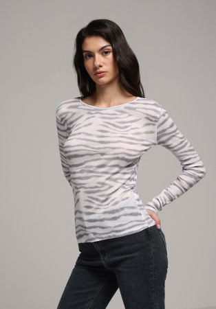 ЖЕНЩИНЫ - COLIN'S Женский Свитшот Белый Slim