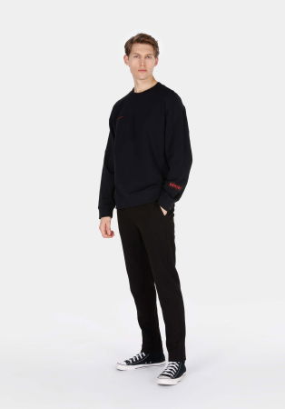 BARBATI - COLIN'S Bluza Neagra  Barbati