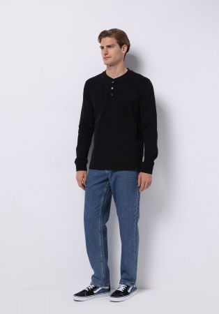 COLIN'S Bluza Neagra Slim Barbati [2]