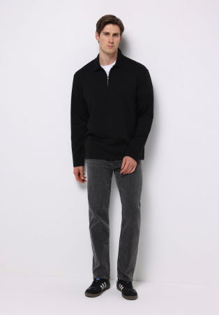 BARBATI - COLIN'S Bluza Neagra  Barbati