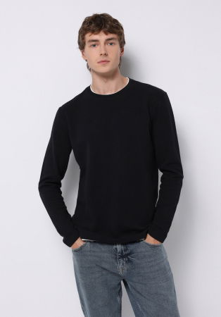 BARBATI - COLIN'S Bluza Neagra  Barbati