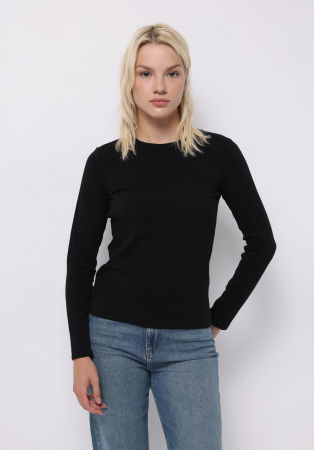 Hanorace - COLIN'S Bluza Neagra  Femei