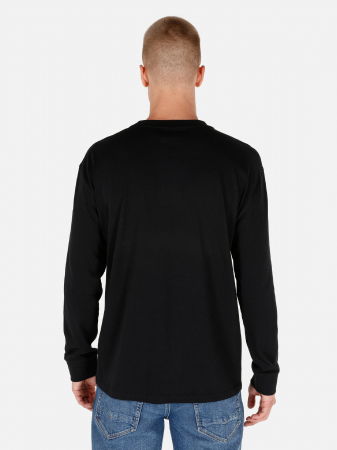 BARBATI - COLIN'S Bluza Neagra Regular Barbati