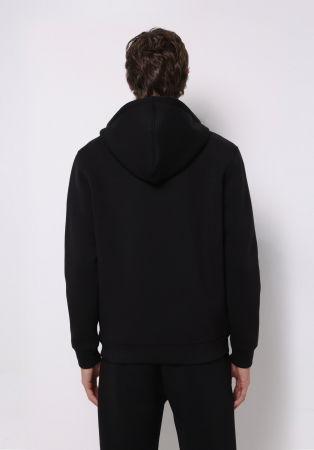 BARBATI - COLIN'S Bluza Neagra Regular Barbati