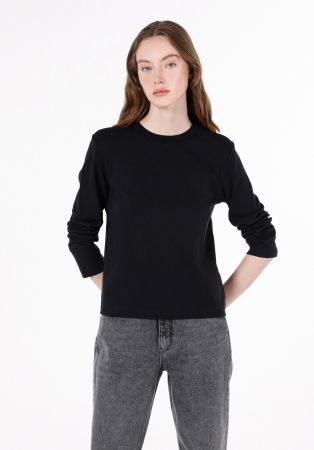 IMBRACAMINTE - COLIN'S Bluza Neagra Regular Femei