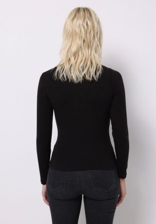 FEMEI - COLIN'S Bluza Neagra Regular Femei