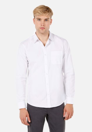 BARBATI - COLIN'S Camasa Alba Slim Barbati