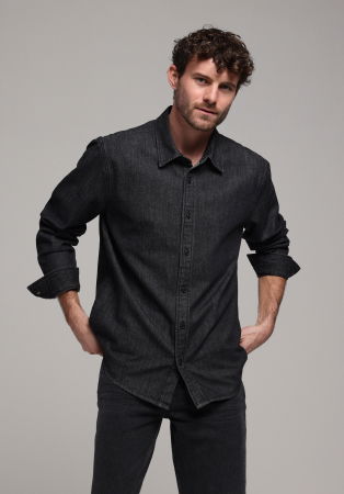 МУЖЧИНЫ - COLIN'S Мужская Рубашка Антрацитовая 