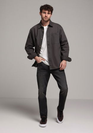 МУЖЧИНЫ - COLIN'S Мужская Рубашка Антрацитовая 