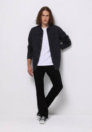 Camasi - COLIN'S Camasa Neagra  Barbati