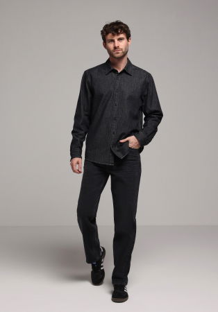 МУЖЧИНЫ - COLIN'S Мужская Рубашка Антрацитовая 