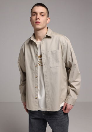 МУЖЧИНЫ - COLIN'S Мужская Рубашка Бежевая 