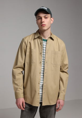 Рубашки - COLIN'S Мужская Рубашка Бежевая