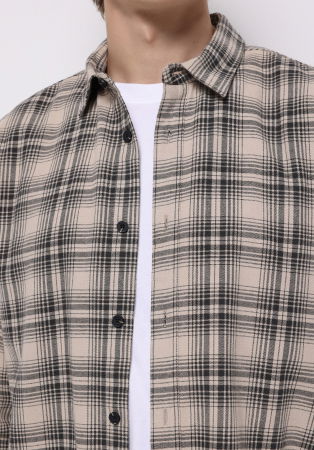 BARBATI - COLIN'S Camasa Bej Regular Barbati