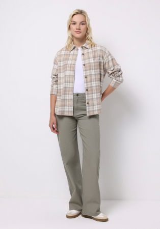 Camasi - COLIN'S Camasa Bej Regular Femei