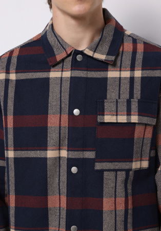 Camasi - COLIN'S Camasa Navy Comfort Barbati