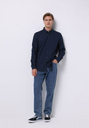 BARBATI - COLIN'S Camasa Navy Regular Barbati