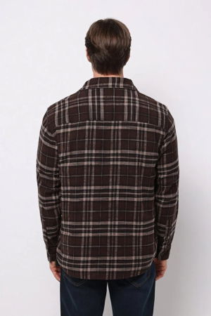 BARBATI - COLIN'S Camasa Cafenie Comfort Barbati