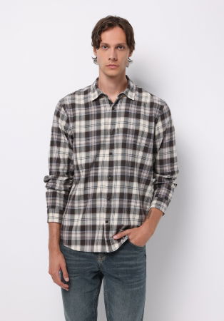 BARBATI - COLIN'S Camasa Cafenie Regular Barbati