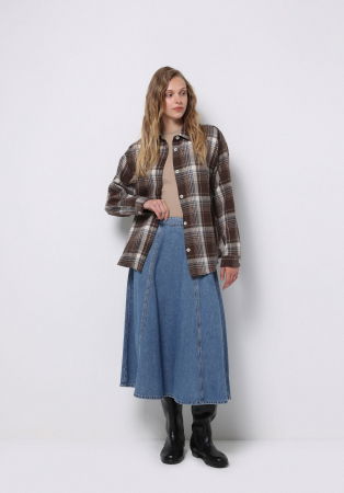 ОДЕЖДА - COLIN'S Женская Рубашка Коричневая Regular