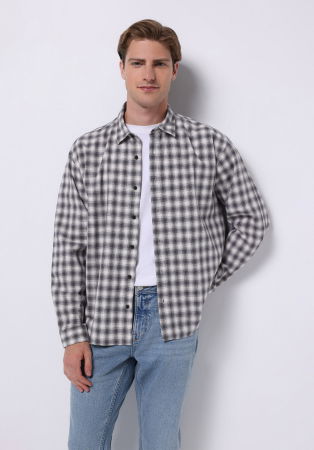 COLIN'S Рубашка Gri Boxy [0]