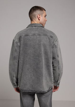 BARBATI - COLIN'S Camasa Gri Inchis  Barbati