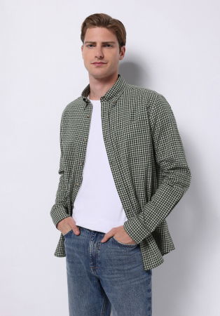 BARBATI - COLIN'S Camasa Haki  Barbati