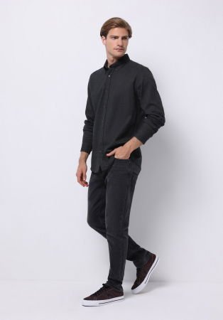 BARBATI - COLIN'S Camasa Haki Regular Barbati