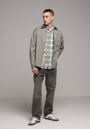 МУЖЧИНЫ - COLIN'S Мужская Рубашка Хаки 