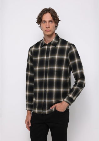 BARBATI - COLIN'S Camasa Khaki Regular Barbati