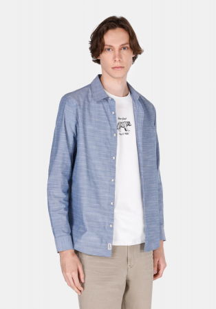 BARBATI - COLIN'S Camasa Albastra Regular Barbati