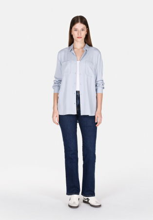 Рубашки - COLIN'S Женская Рубашка Светло-Синяя Regular