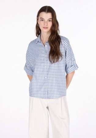 FEMEI - COLIN'S Camasa Albastra Regular Femei