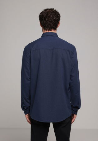 МУЖЧИНЫ - COLIN'S Мужская Рубашка Темно-Синяя 