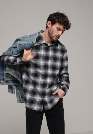 BARBATI - COLIN'S Camasa Navy Regular Barbati