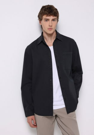 Camasi - COLIN'S Camasa Neagra  Barbati