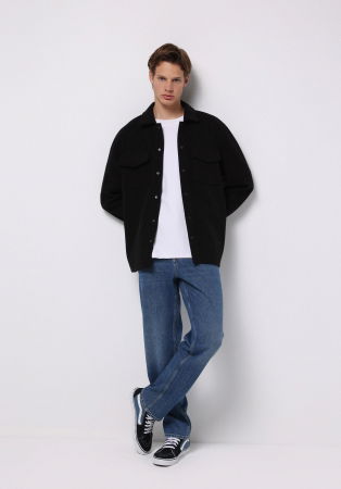 Camasi - COLIN'S Camasa Neagra  Barbati