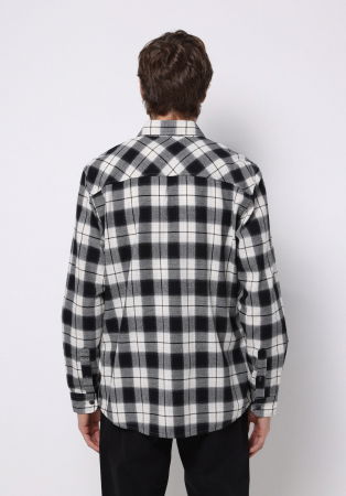 BARBATI - COLIN'S Camasa Neagra Regular Barbati